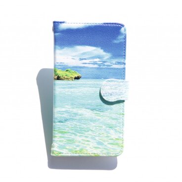 【送料無料】Power of Blue / フォトプリント手帳型スマホケース【iPhone/Android全機種対応】