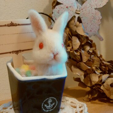 羊毛ウサインプレート☆ネザー