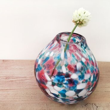 【再販】一輪挿し（桃と水色）