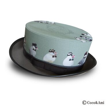 LOVEんちょー/モダンハット（淡緑）