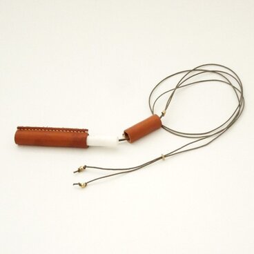 客注 | ヌメ たばこペンダント BR×GR