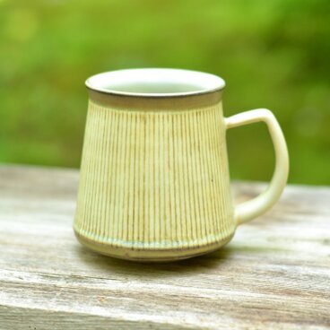 ストライプマグ背高   しろ