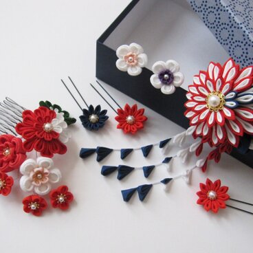 k様ご予約品/つまみ細工セット