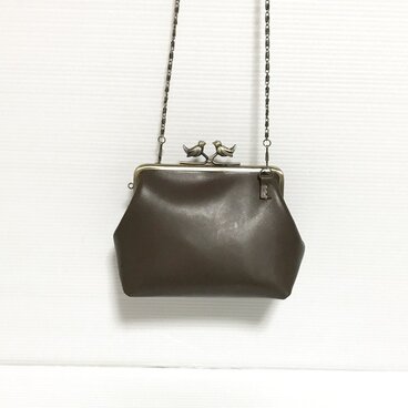 小鳥のがま口ポシェット