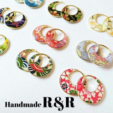 浴衣にぴったり♡和柄ピアス