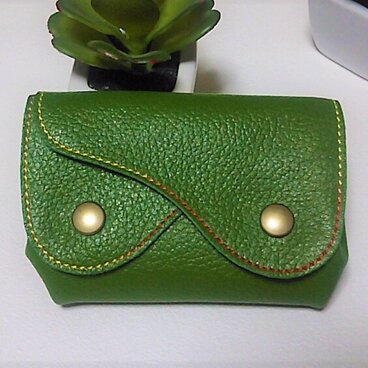 ルーズ財布　グリーン