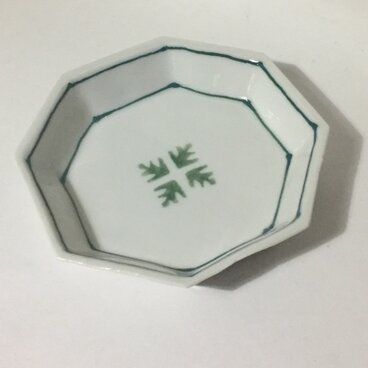 Z263 磁器染付八角小皿