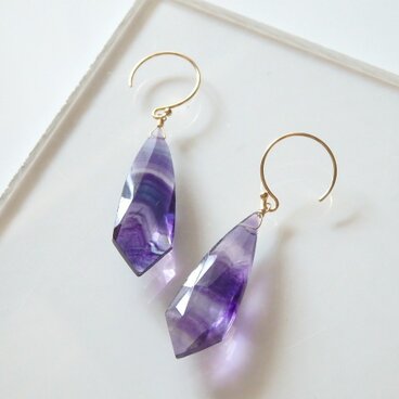 K14gf×フローライト×ピアスC