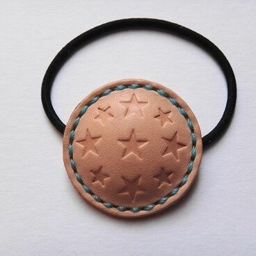 星ヘアゴム blue