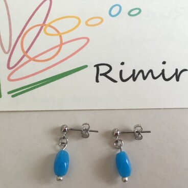 ひとつぶ　France Antique　ブルー