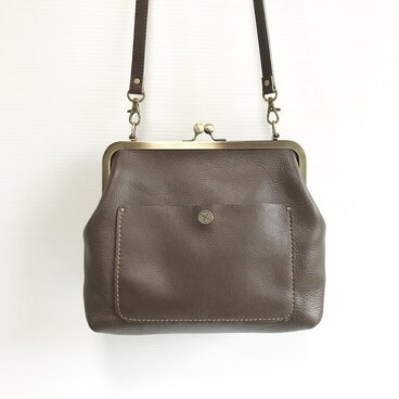 がま口ショルダーバッグ