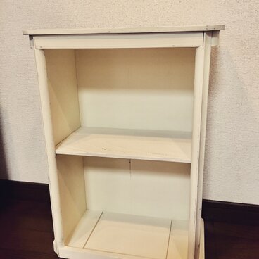 ワイン木箱のシェルフ