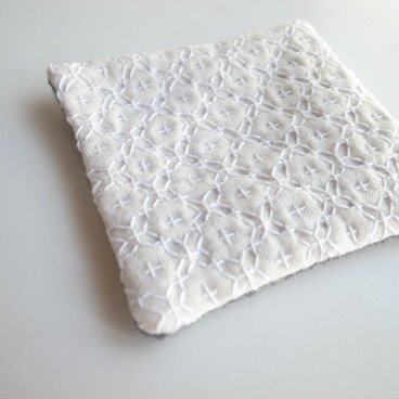 刺し子　コースター　no.2