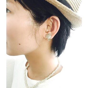 tsubu tsubu silverイヤリング（蝶バネ）