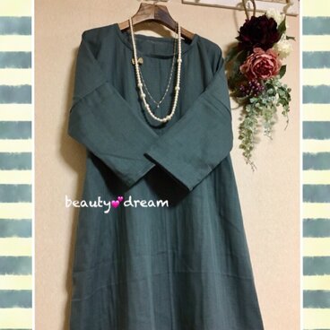 大人のふわふわガーゼチュニック