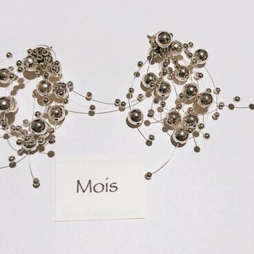 Pearl Showerピアス《シルバー》