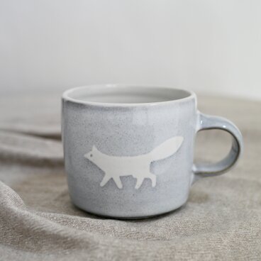 きつねのマグカップ