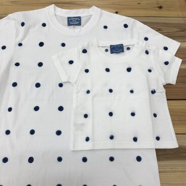 半袖Tシャツ　大ドット　Lサイズ