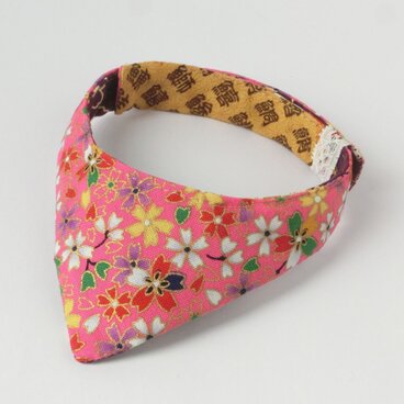 リバーシブル猫用バンダナ　B-2023