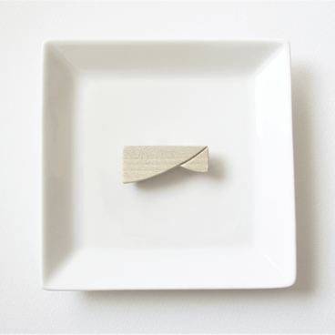 木製のシンプルブローチ line series No.2 (br009)