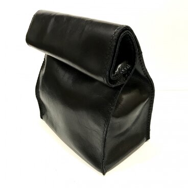 アンティーク紙袋風★バッグインバッグ【ブラック】