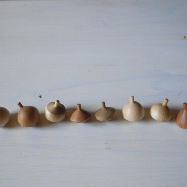 木のこま　５個セット