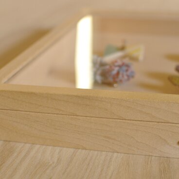 メープルのアクリルケース（小）