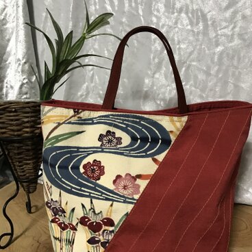 帯リメイクトートバック★11