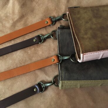 ショルダー紐／キャメル