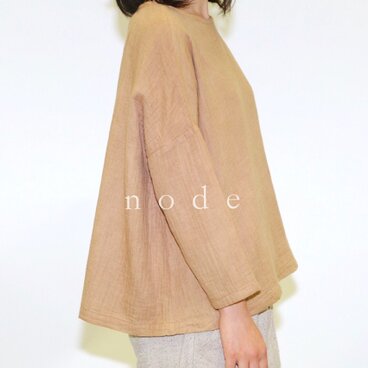 《受注生産》柿渋で染めたプルオーバー