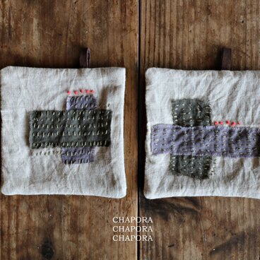 ちくちくコースター２枚セット　fco‐5