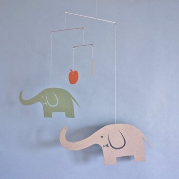 モビール「ゾウ」その１