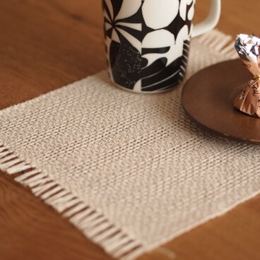［受注製作］ヨーロピアンヘンプの手織りティーマット
