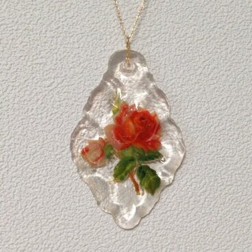 葉レジン 14KGF　古いお花