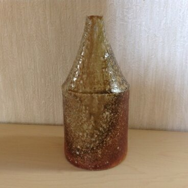 自然釉焼締め一輪挿し