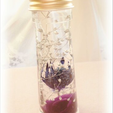 ハ‐バリウム　パープル＆バラ