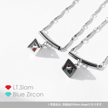 -かくれんぼ☆クリスマス-なネックレス　SWAROVSKI・Cristal & Titanium necklace