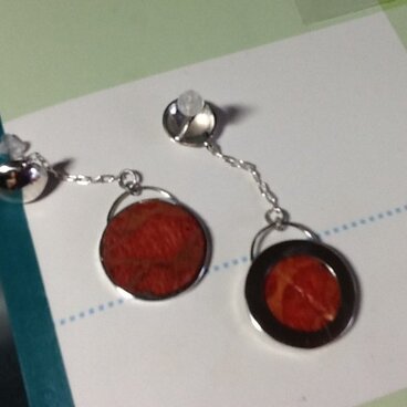 Coral　イヤリング