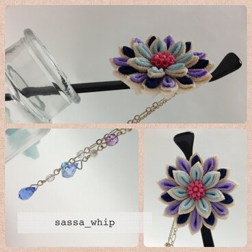 梅雨空のかんざし