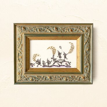 ミニ額縁 原画【 真夜中のサーカス 】 due・medium size ver.