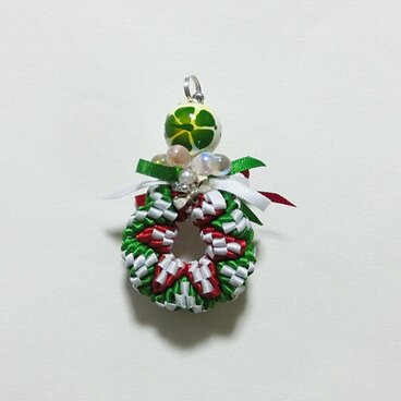 送料無料❣️星形クリスマスリボンストラップ（オーナメント）