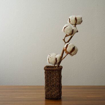 山葡萄花器　網代3.5mm