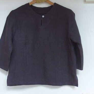 Mさまオーダー　　リネンのブラウス