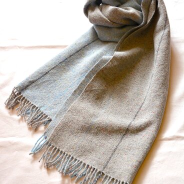 アンゴラネップの手織りストール