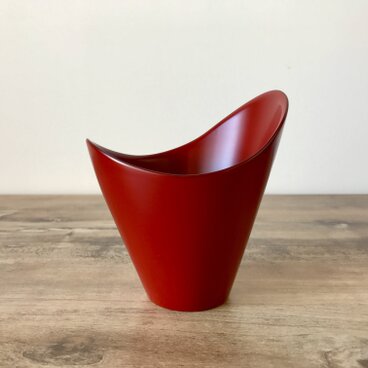 漆器カップ　マットレッド 【FLOREPOLIE】 漆塗り モダンデザイン