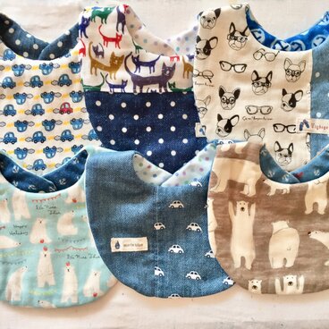 新年SALE！ふわふわスタイ１枚￥300【男の子柄】