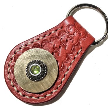 キーホルダー（レッド・グリーンコンチョ）