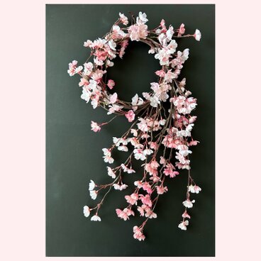 枝垂れ桜リース「受注制作」
