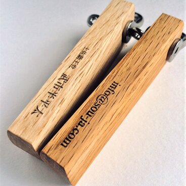 レーザー彫刻による名入れ