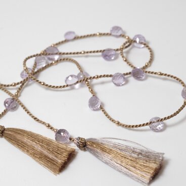 アメシストネックレス「Eden」